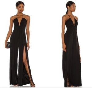 Katie May Never Cross Jumpsuit in Black size medium.